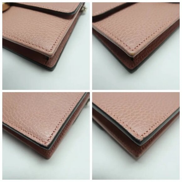 GUCCI Interlocking Pink Leather Shoulder Bag 643-040825 - Picture 6 of 12